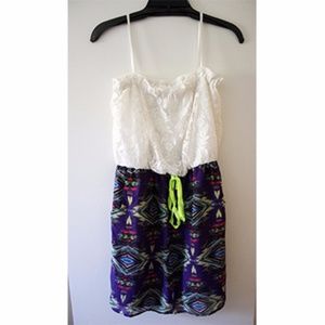 LAST PRICE drop! Strapless dress Juniors M cute!